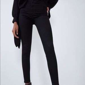 ZARA Jeggings black MADE IN TURKEY 100% cotton